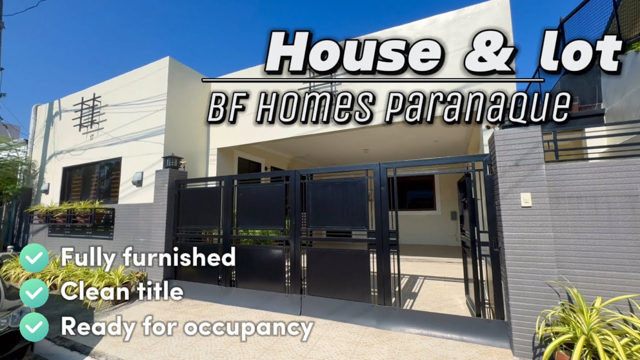 EXTV-006 SOLD‼️Bf homes fully furnished house and lot |  nothing to fix | ready for occupancy