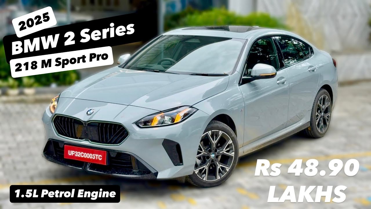 2025 BMW 2 SERIES GRAN COUPE @Rs.48.90 LAKHS ❤️ BMW 218 M SPORT PRO 😍 FRAMELESS DOORS, HUD, 360* CAM