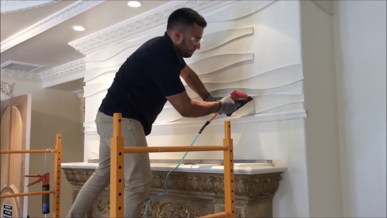 3D Decorative Wall Panel Pearlworks Mouldings DIY Installation Video