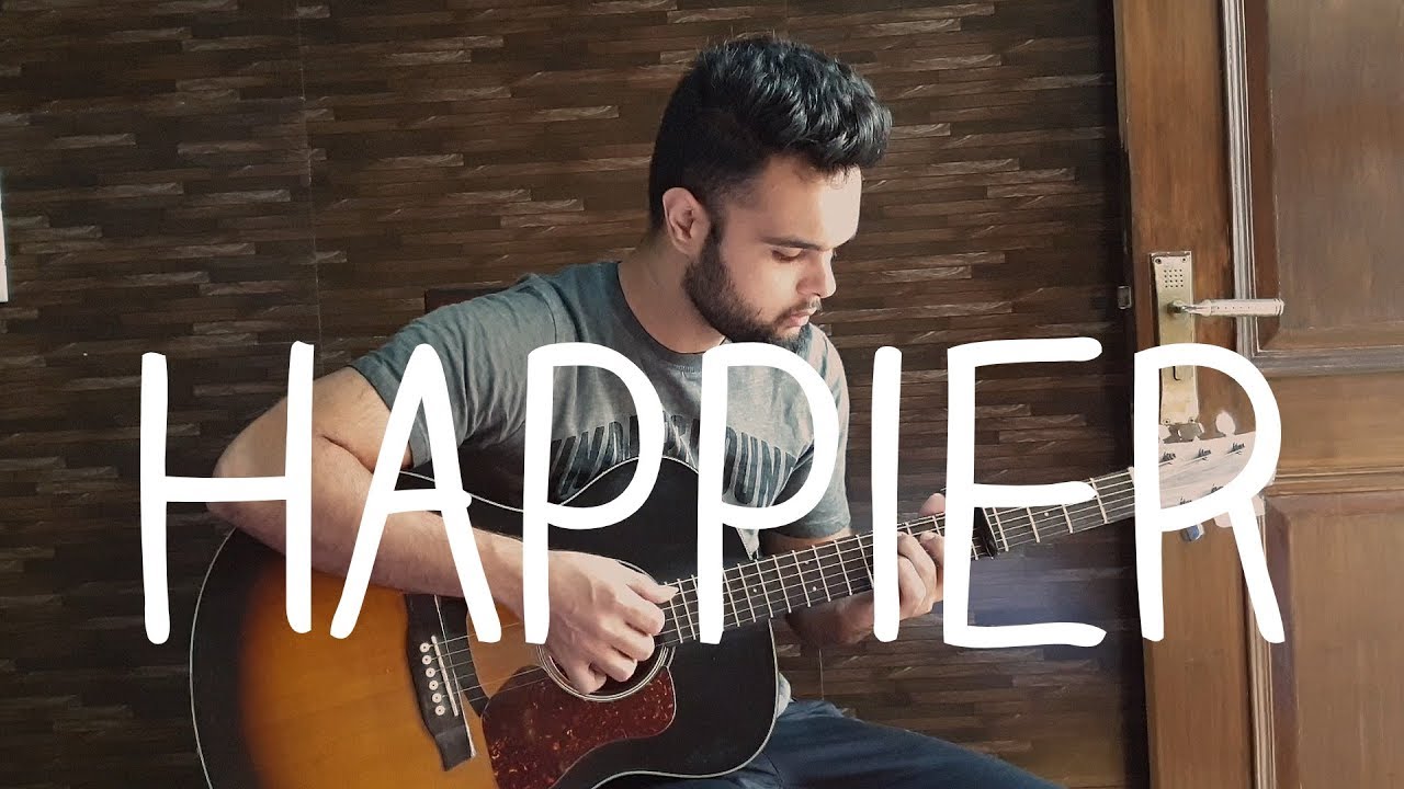 [free tabs] Marshmello ft. Bastille - Happier (Fingerstyle Guitar Cover)