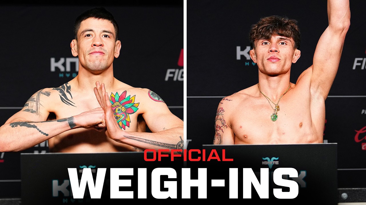 Moreno vs Kavanagh Weigh-Ins | UFC Mexico