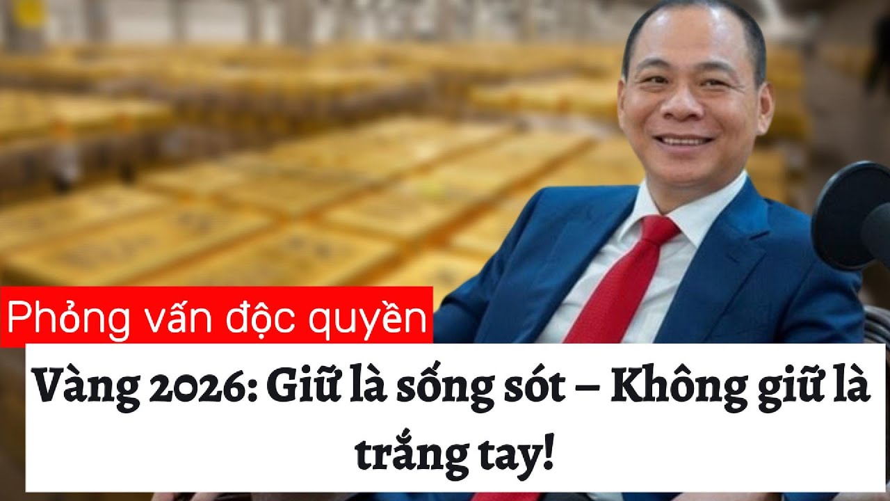 VÀNG 2026: GIỮ VÀNG ĐỂ SỐNG SÓT – KHÔNG GIỮ CÓ THỂ TRẮNG TAY