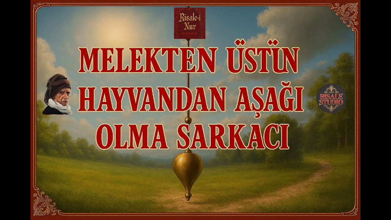 Melekten Üstün Hayvandan Aşağı Olma Sarkacı || Üstad Bediüzzaman Said Nursi hazretleri Risale-i Nur