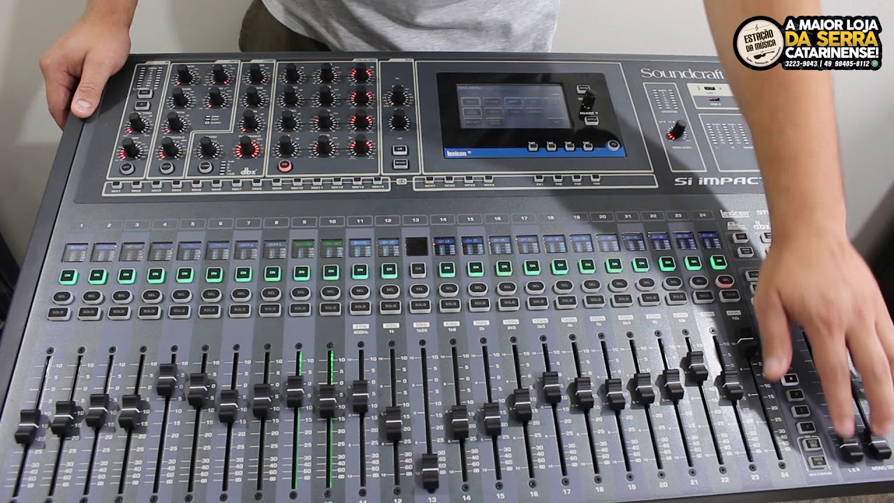 USANDO MATRIX NAS CONSOLES SI SOUNDCRAFT