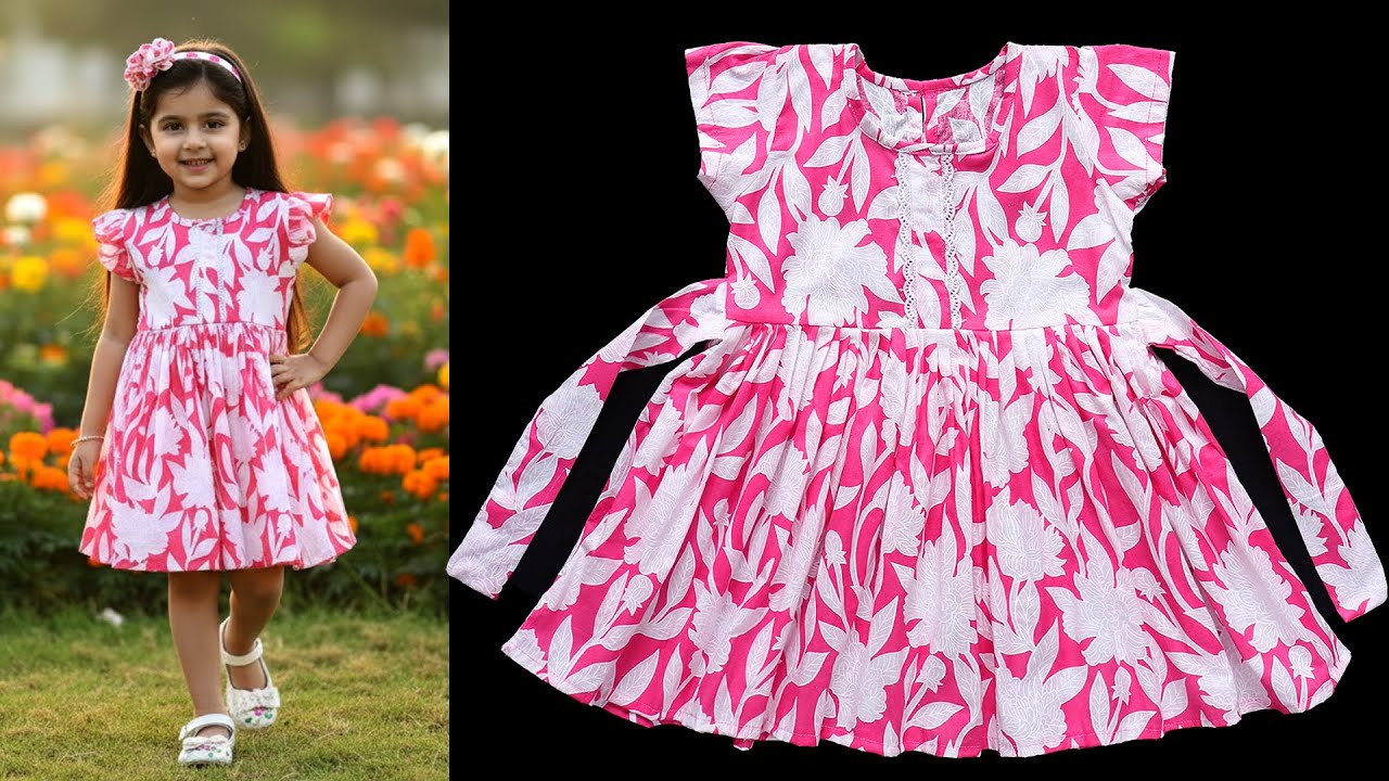 Sewing a Toddler Dress with Cap Sleeves & Lace Detail | Full Walkthrough | Creative Craft Studio