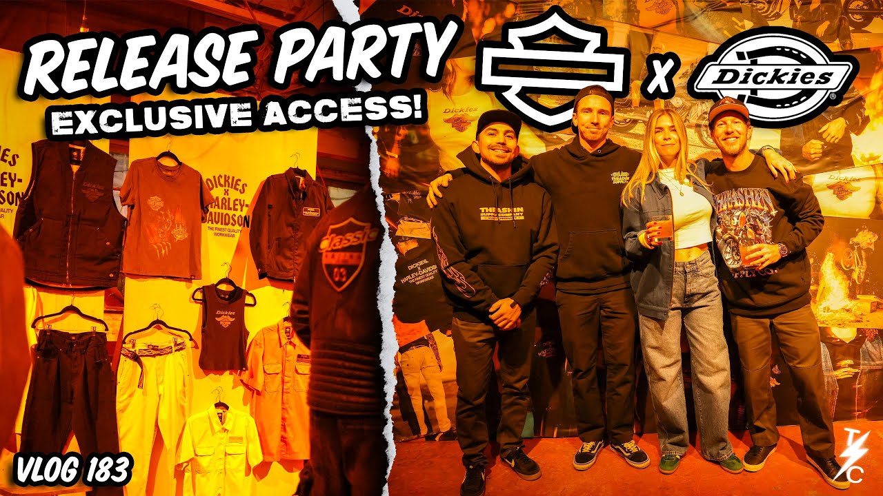 Exclusive Access: Dickies X Harley-Davidson Release Party! - Vlog 183