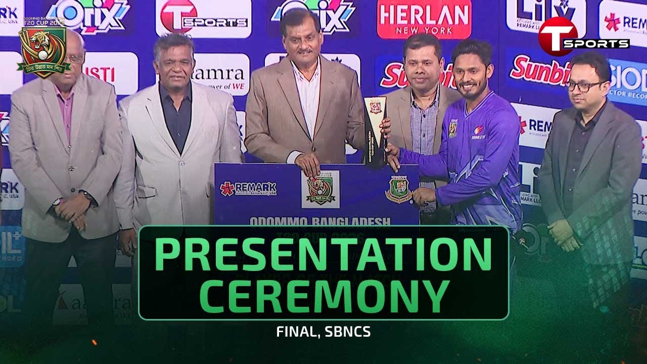 POST MATCH PRESENTATION | Durbar vs Dhumketu | Odommo Bangladesh T20 Cup | Final | T Sports