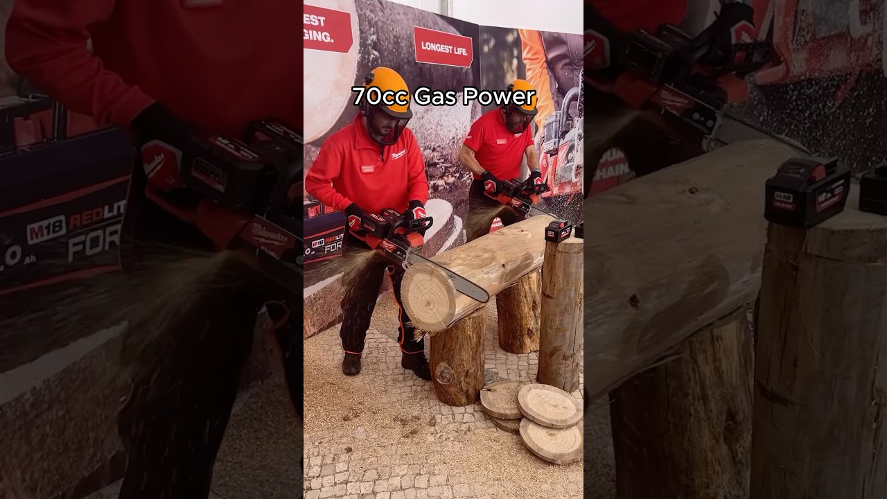 NEW M18 FUEL 20&rdquo; Dual Battery Chainsaw, 70cc Power, full throttle in 1 second #milwaukee #tools