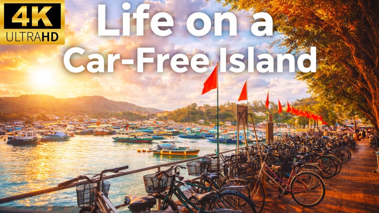 Walking on a Car-Free Island 🇭🇰 | Cheung Chau Island 長洲 Walk 4K