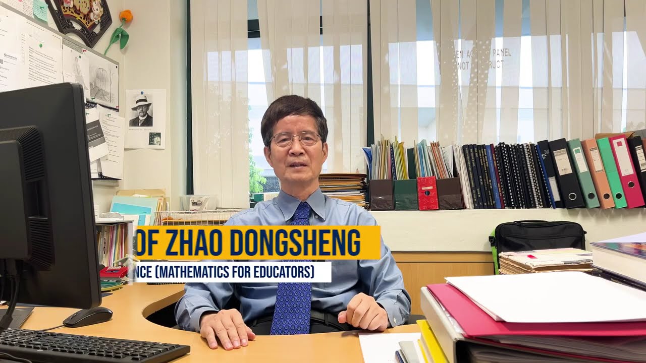 #WhyStudy: Master of Science (Mathematics for Educators) by A/P Zhao Dongsheng