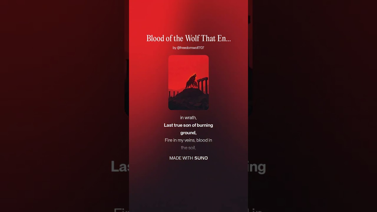 Blood of the Wolf That Ends Worlds   By Blaze Reed