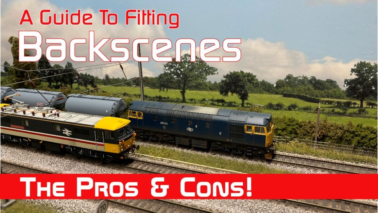 Dean Park Model Railway 369 | A Guide to Fitting Backscenes + Pros & Cons!