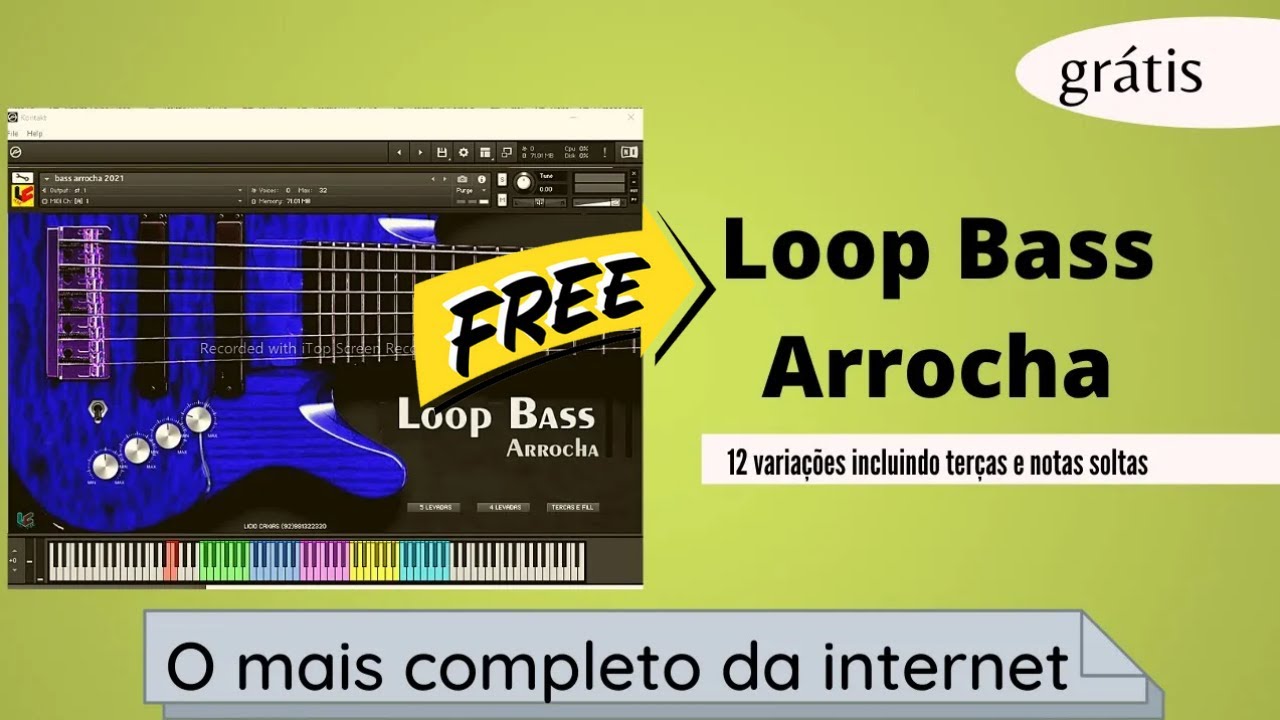 loop bass Arrocha (grátis) 12 levadas