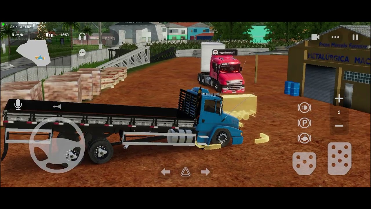 Jogando global Truck no modo Multiplayer