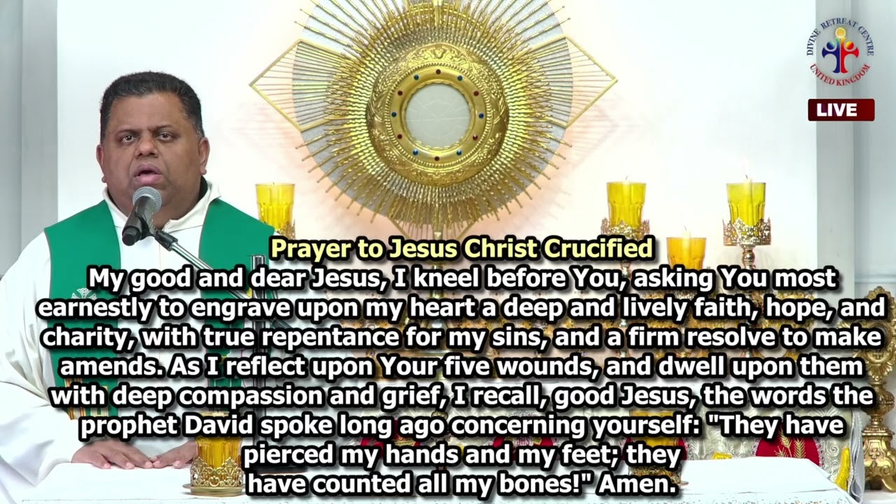 Morning Blessing and Prayer to Crucified Jesus | Repentance & Mercy