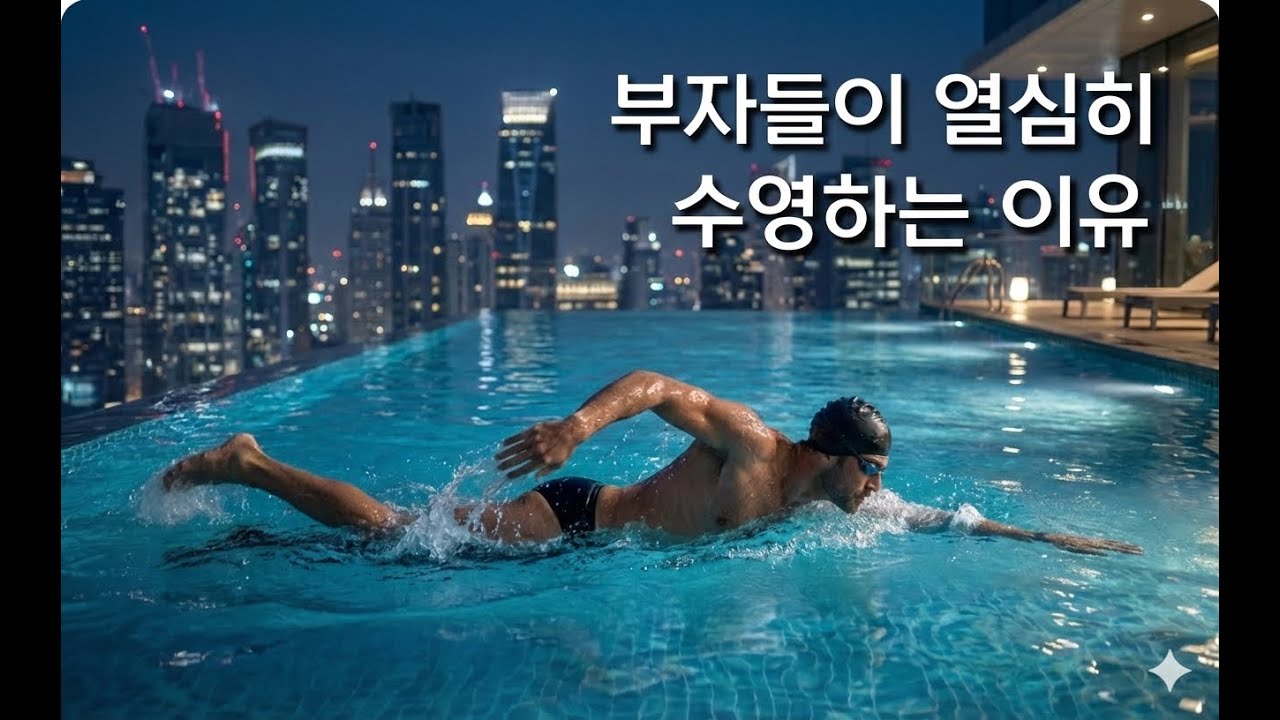 부자들이 열심히 수영하는 이유― 운동을 ‘선택’으로 두지 않는 사람들 #swimming #수영 #수린이