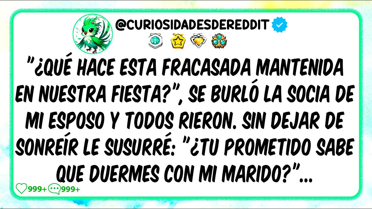 ¿Qué hace esta FRACASADA MANTENIDA en nuestra fiesta? se burló la SOCIA de mi esposo y TODOS rieron.