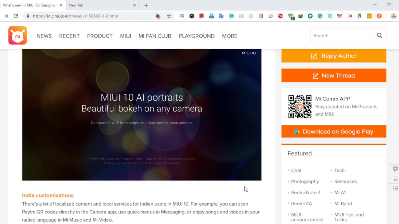 MIUI 10 STABLE PORTRAIT MODE IN SINGLE CAMERA || OFFICIAL DEVICE LIST