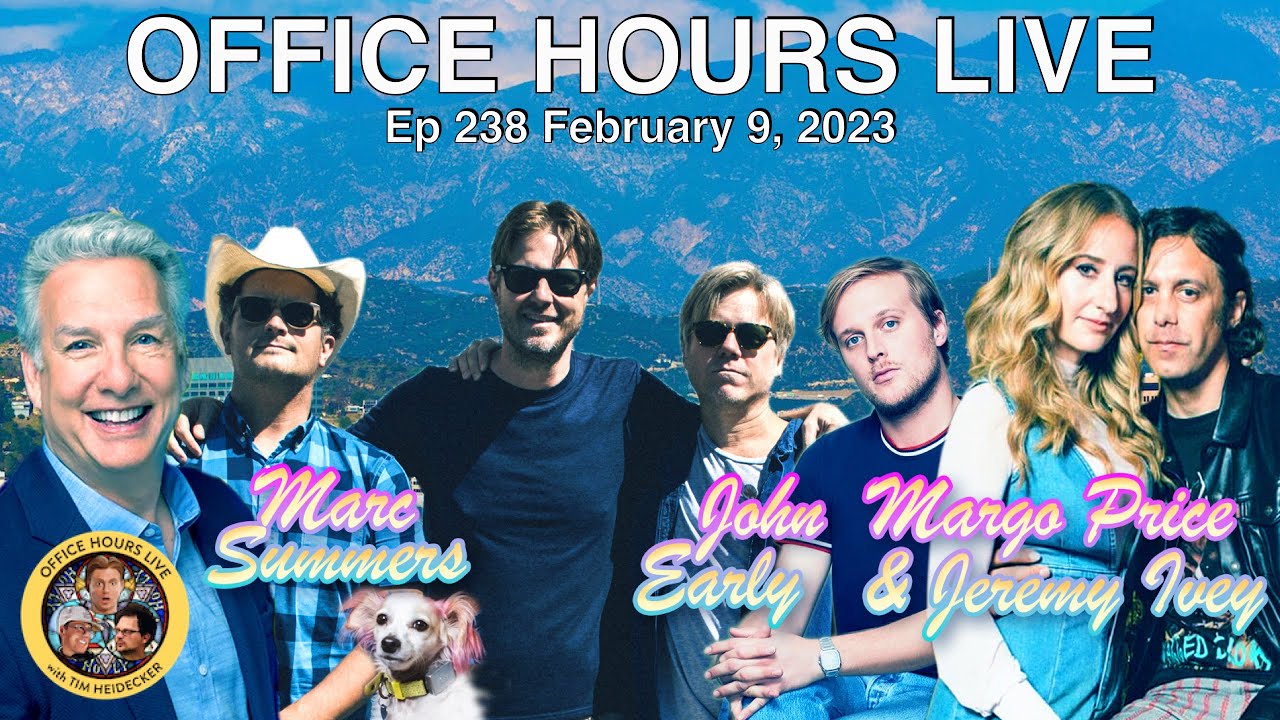 John Early, Marc Summers, Margo Price (Office Hours Live Ep 238)