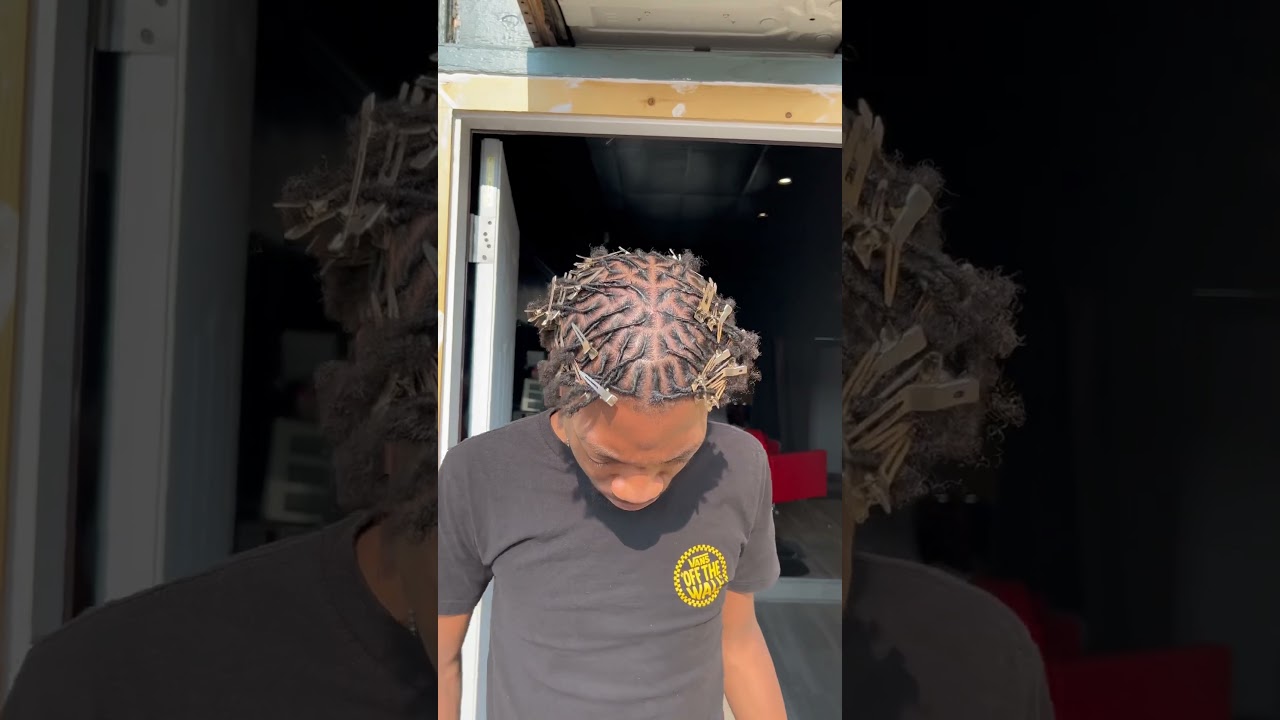 I took his Freeforms to starter locs!🔥🙌🏾 #locs #locstyles #starterlocs #starterlocstyles