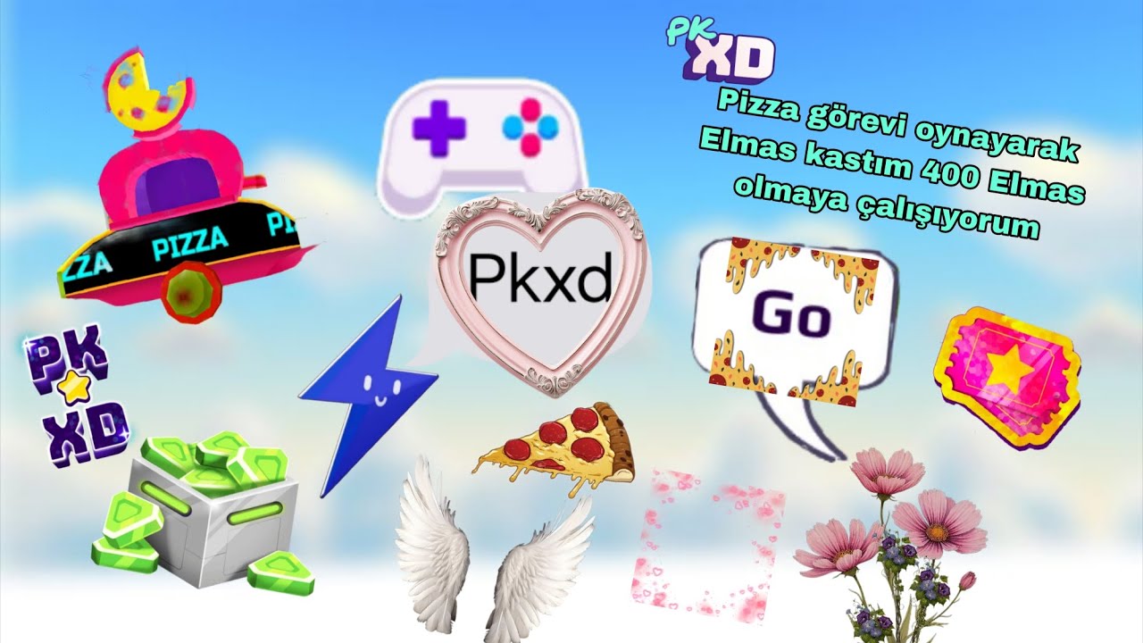 PK XD pizza görevi🍕Oynayarak Elmas kastım