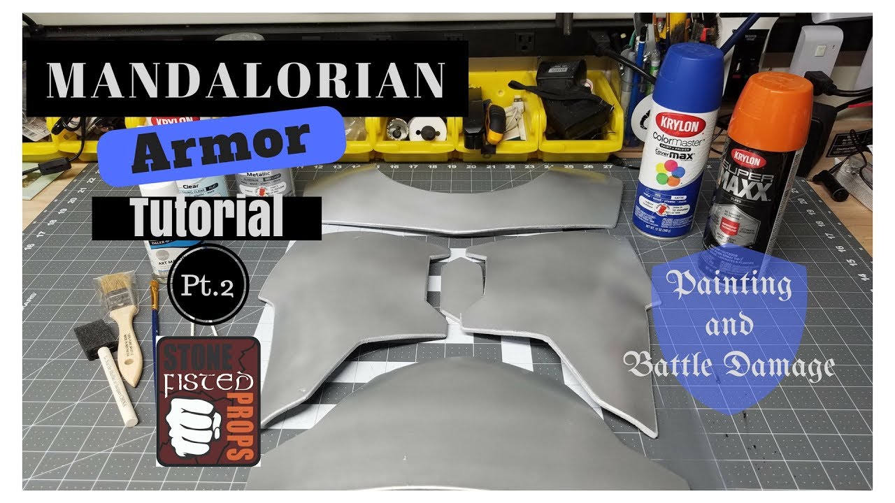 How to make Mandalorian Armor_Pt2 (Painting)