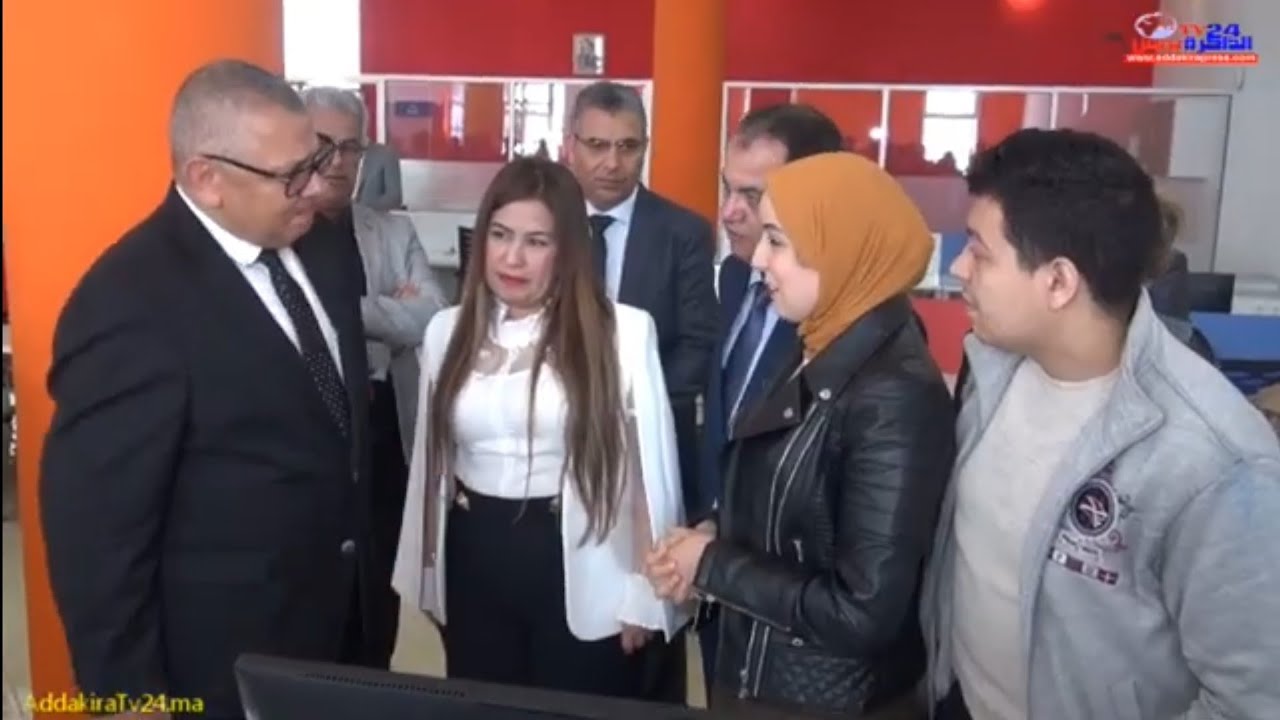 عامل عمالة مقاطعات سيدي البرنوصي يفتتح مركز حاضنة المشاريع للشباب.2023