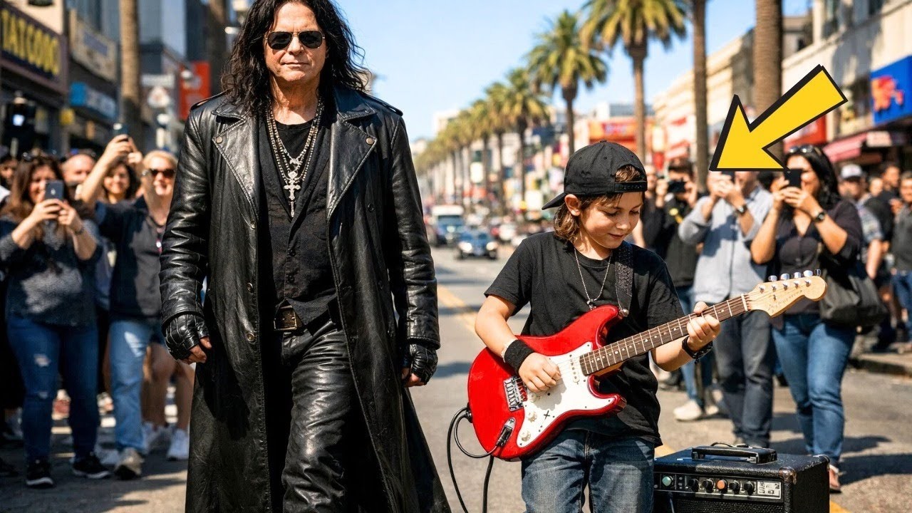 STREET KID PLAYS “MAMA, I’M COMING HOME” — THEN OZZY OSBOURNE SHOWS UP .