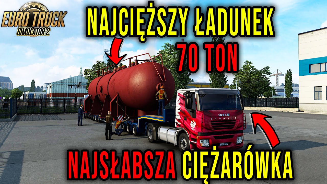 NAJGORZA CIĘŻARÓWKA I NAJCIĘŻSZY ŁADUNEK - Euro Truck Simulator 2 #1 | Radex