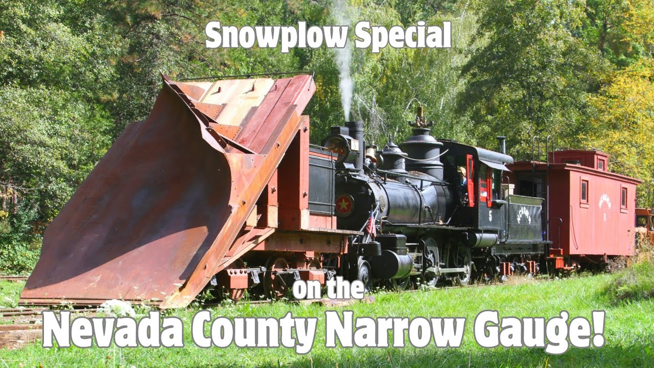 Snowplow Special on the Nevada County Narrow Gauge!