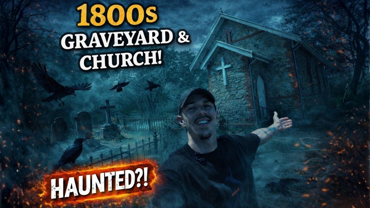 I Explored An 1800s Cemetery, Historic Church & Old School | Western Australia