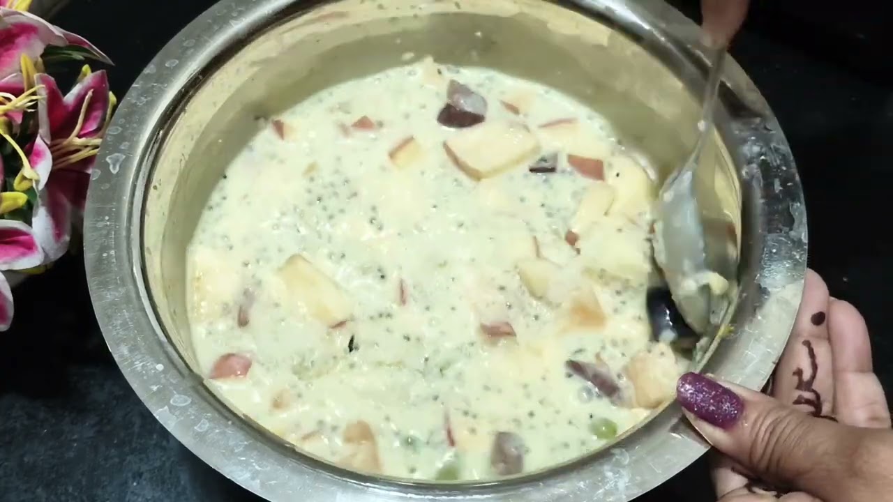 Fruits Custered recipe try it now 