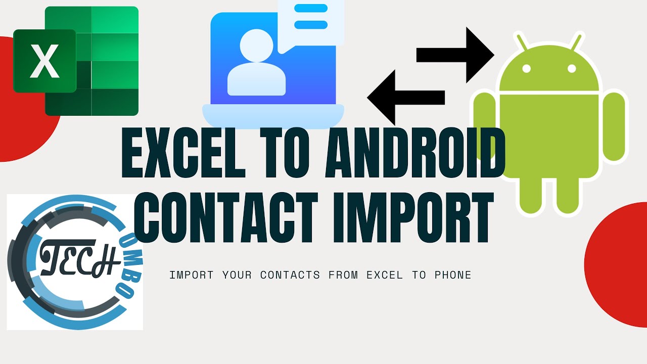 How to import contact from excel to android phone