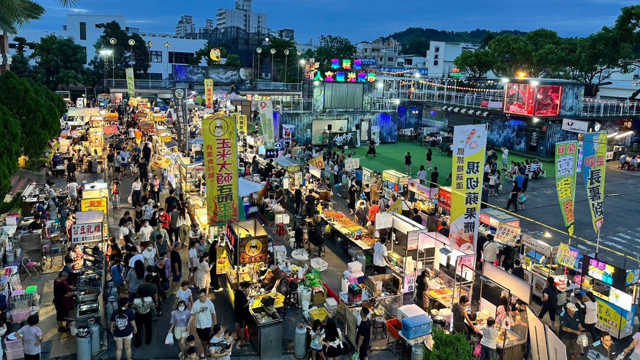 🔴24H直播 即時影像 南投縣草屯鎮 草鞋墩人文觀光夜市 Taiwan  Caoxiedun Cultural Tourism Night Market ナイトマーケット オンライン放送
