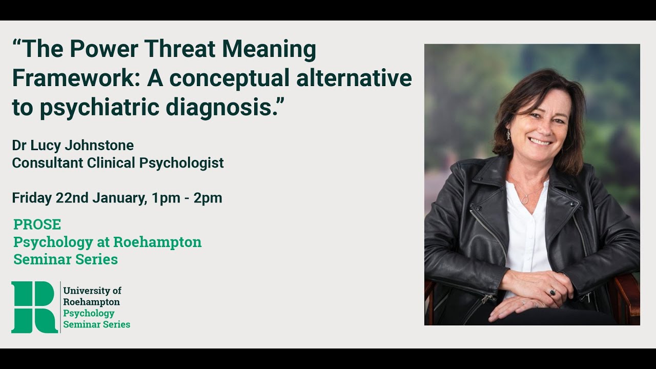 The Power Threat Meaning Framework A conceptual alternative to psychiatric diagnosis
