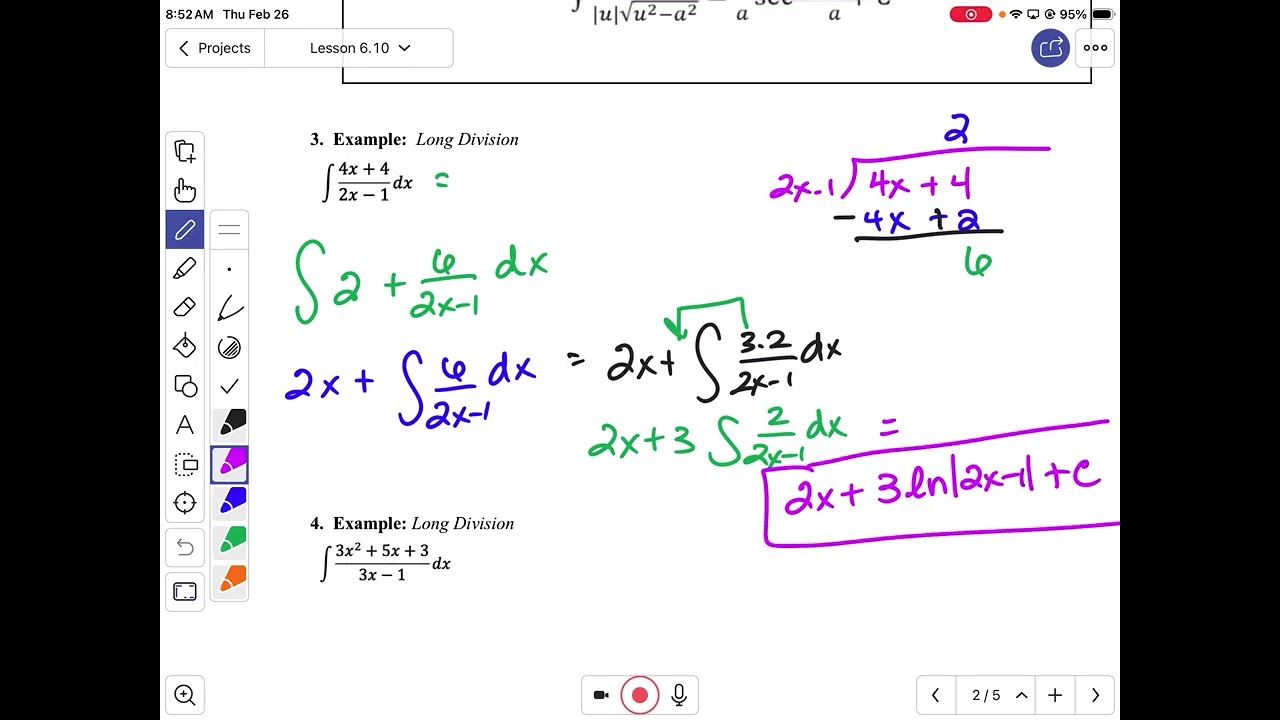 Lesson Video 6.10 (2/26/26)