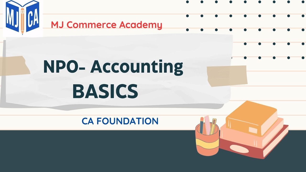 Non Profit Organisation (NPO) Accounting - BASICS - Subscription