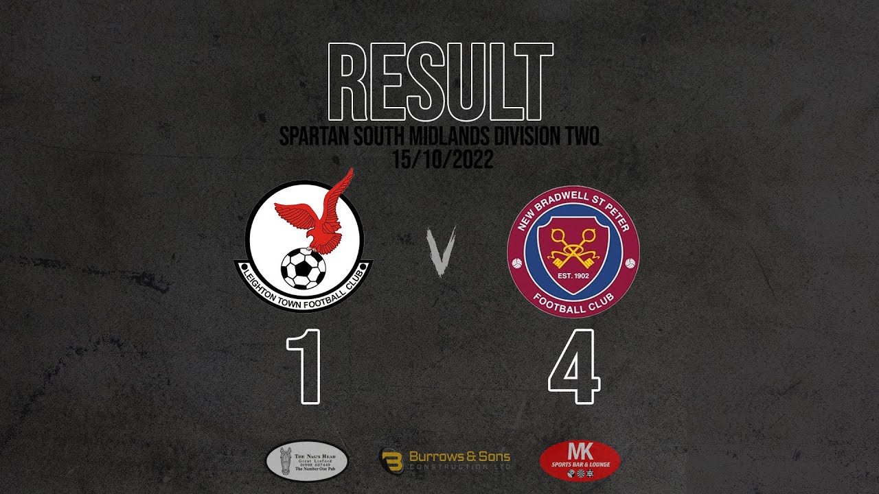 Match Highlights Vs Leighton Town Development SSML Div2 15/10/22