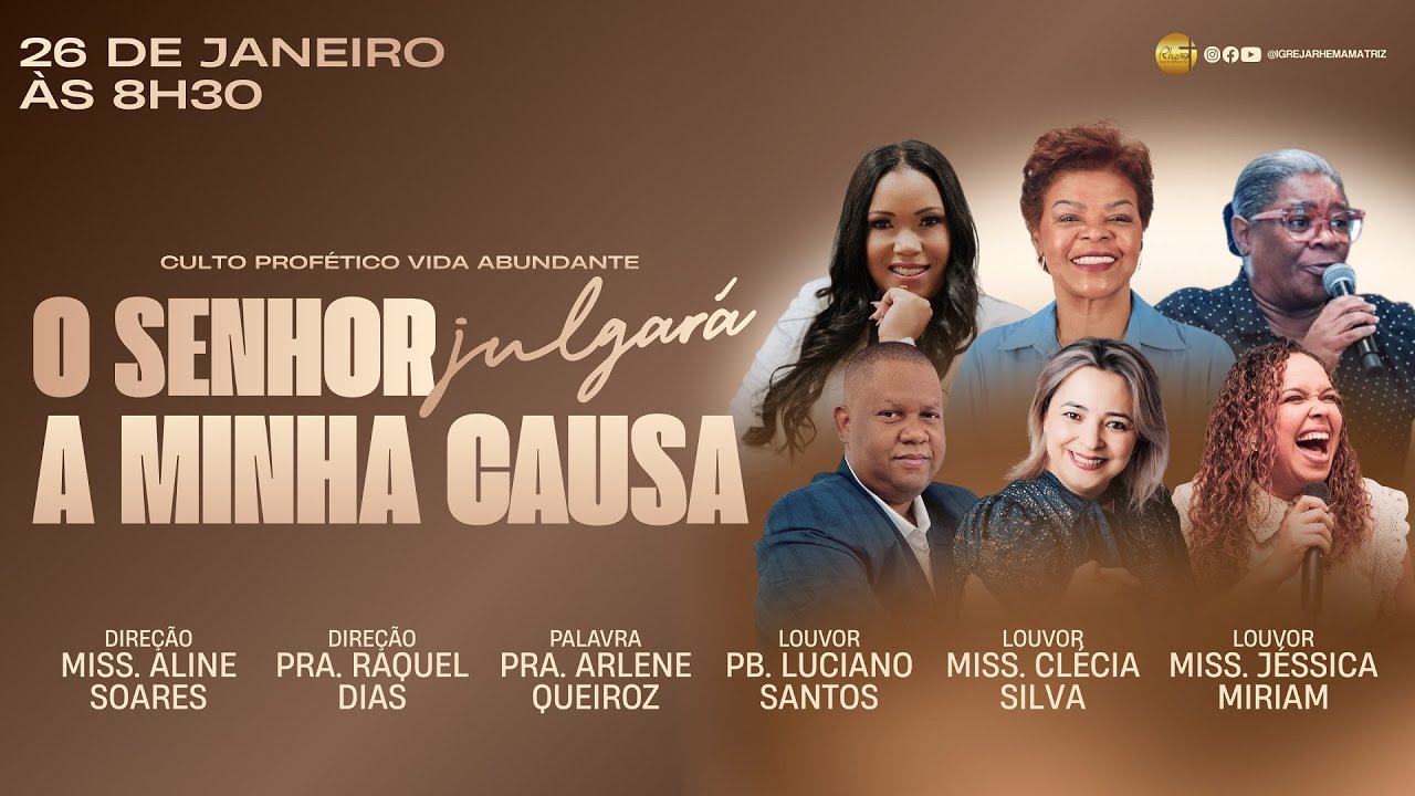 Consagração I Culto Profético Vida Abundante