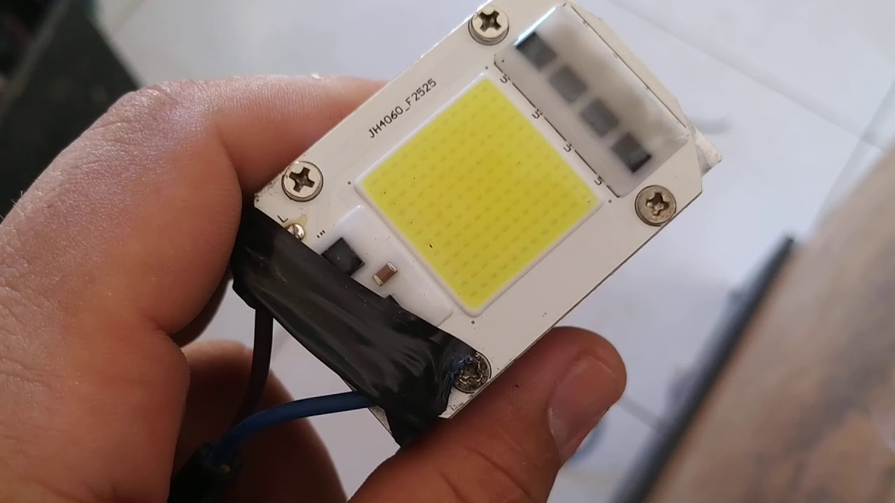 Resultado do teste do muving 575 com LED 100 watts
