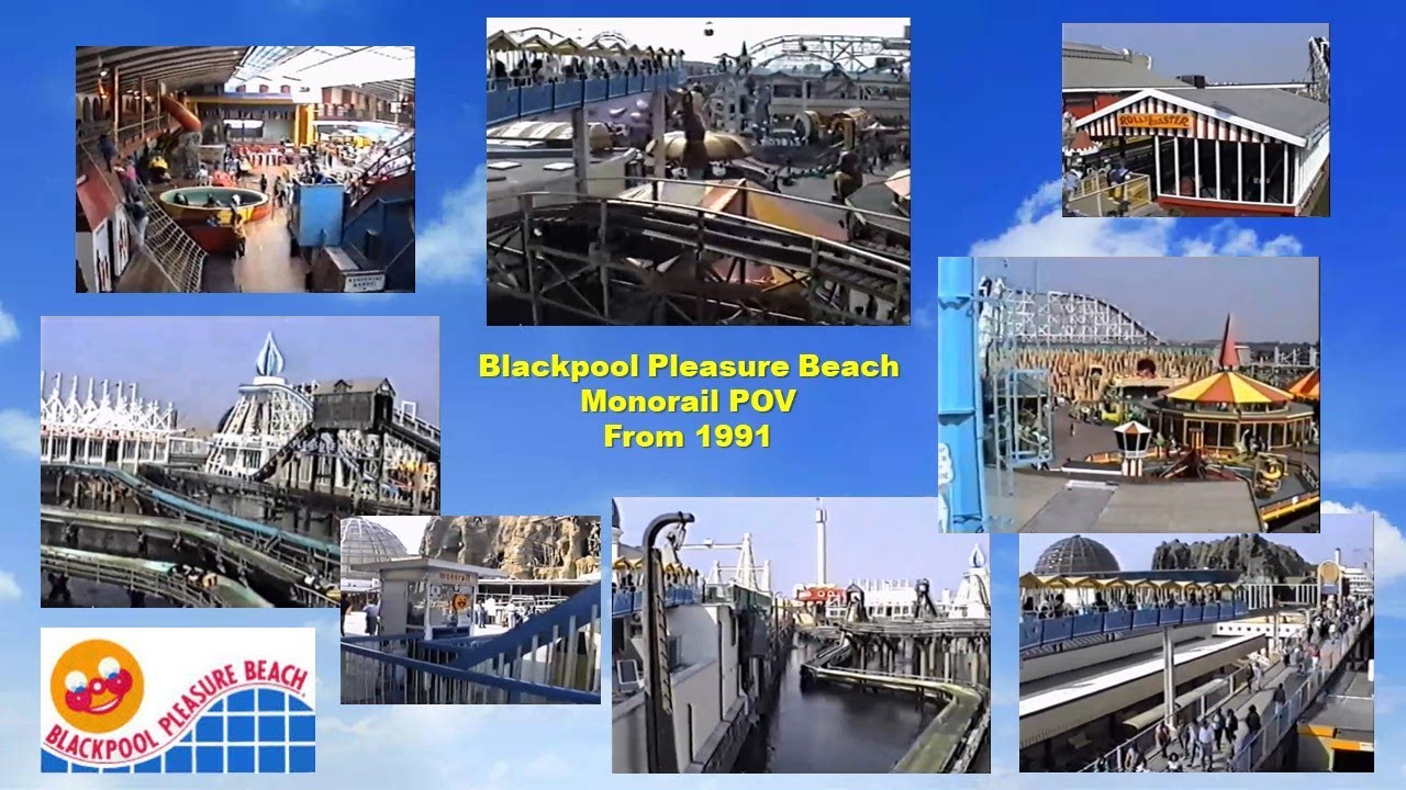 Blackpool Monorail POV from 1991