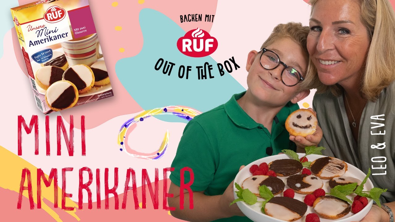 Eva & Leo backen Mini-Amerikaner – so kreativ war der Klassiker noch nie! 🍪