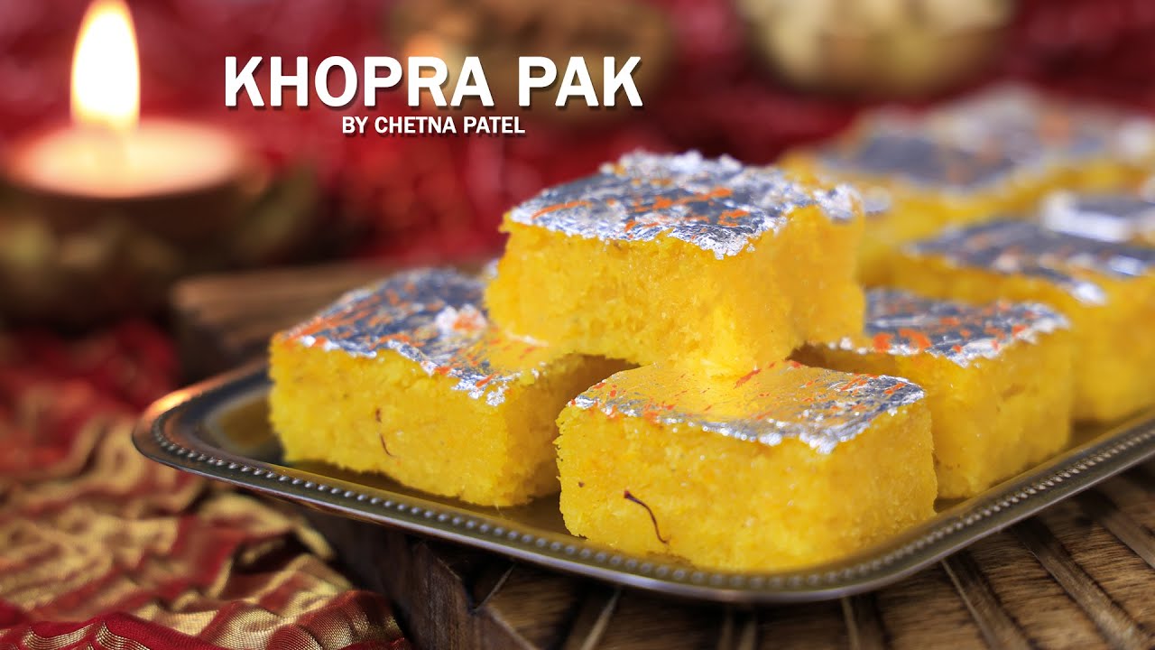 Halwai Style Khopra Pak | Easy to Make Indian Festival Sweet Recipe | Food Couture by Chetna Patel