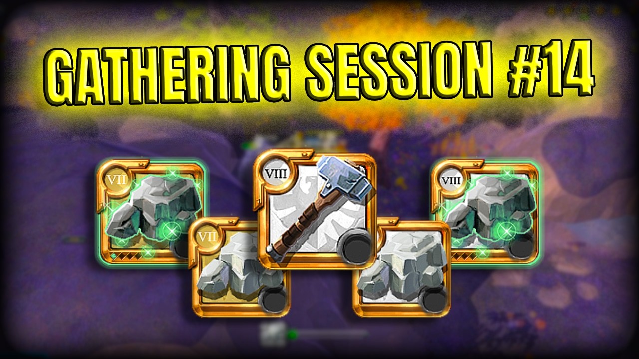 3.36m x hora Farmeando Después del Server Reset | Gathering Session #14 | Albion Online Español