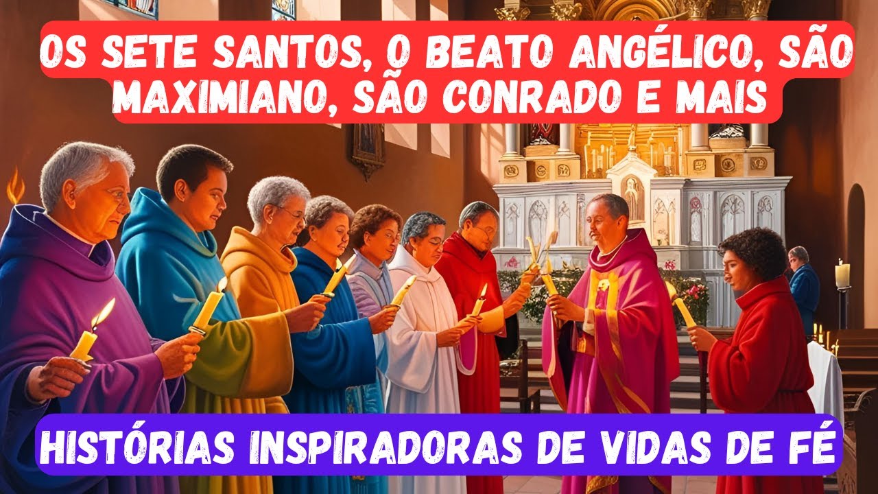 Os Sete Santos, O Beato Angélico, São Maximiano, São Conrado E Mais Histórias Inspiradoras De Vidas
