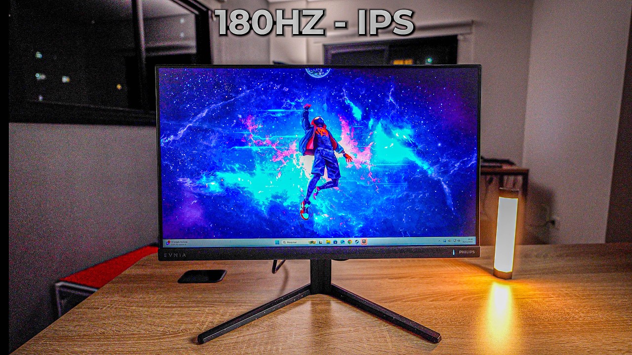 comprei o novo Philips Evnia - Monitor 180hz IPS e BARATO!!!  me Surpreendi com a qualidade