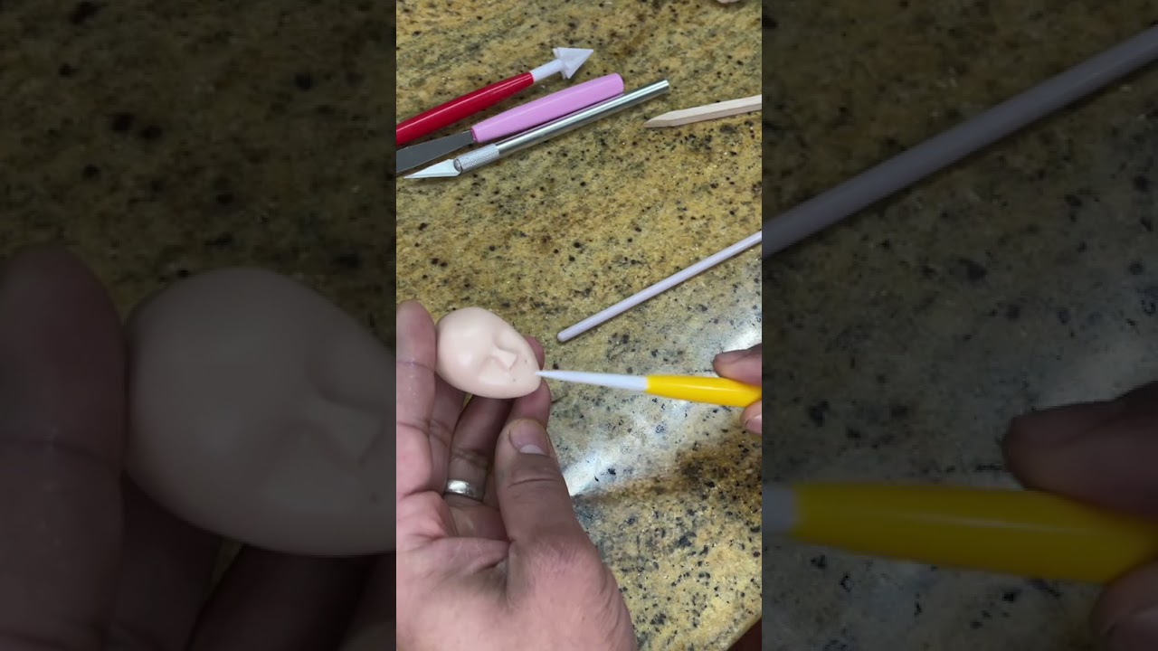 Elaboración rostro en fondant