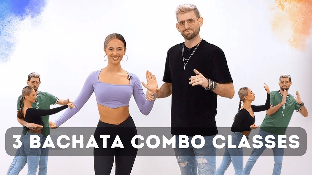 3 Bachata Partnerwork Combinations For Social Dance | 3 Bachata Classes by Daniel y Tom
