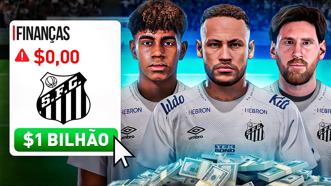 INVESTI *1 BILHÃO* DE DÓLARES NO SANTOS ! 💰
