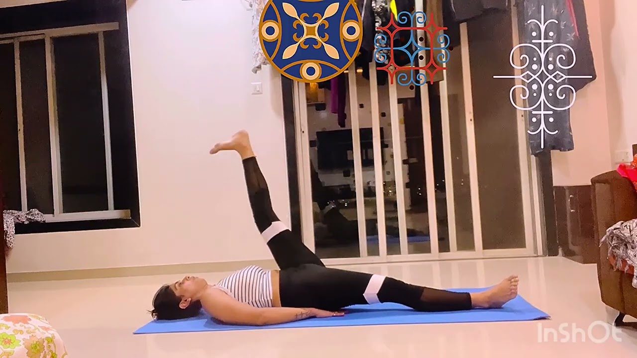Pilates of lower body focusing on core.